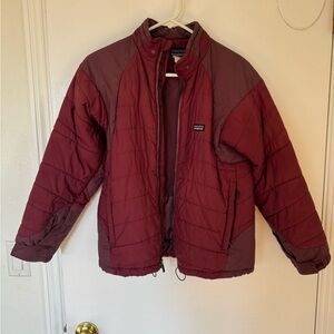 Patagonia Maroon Quilted Jacket